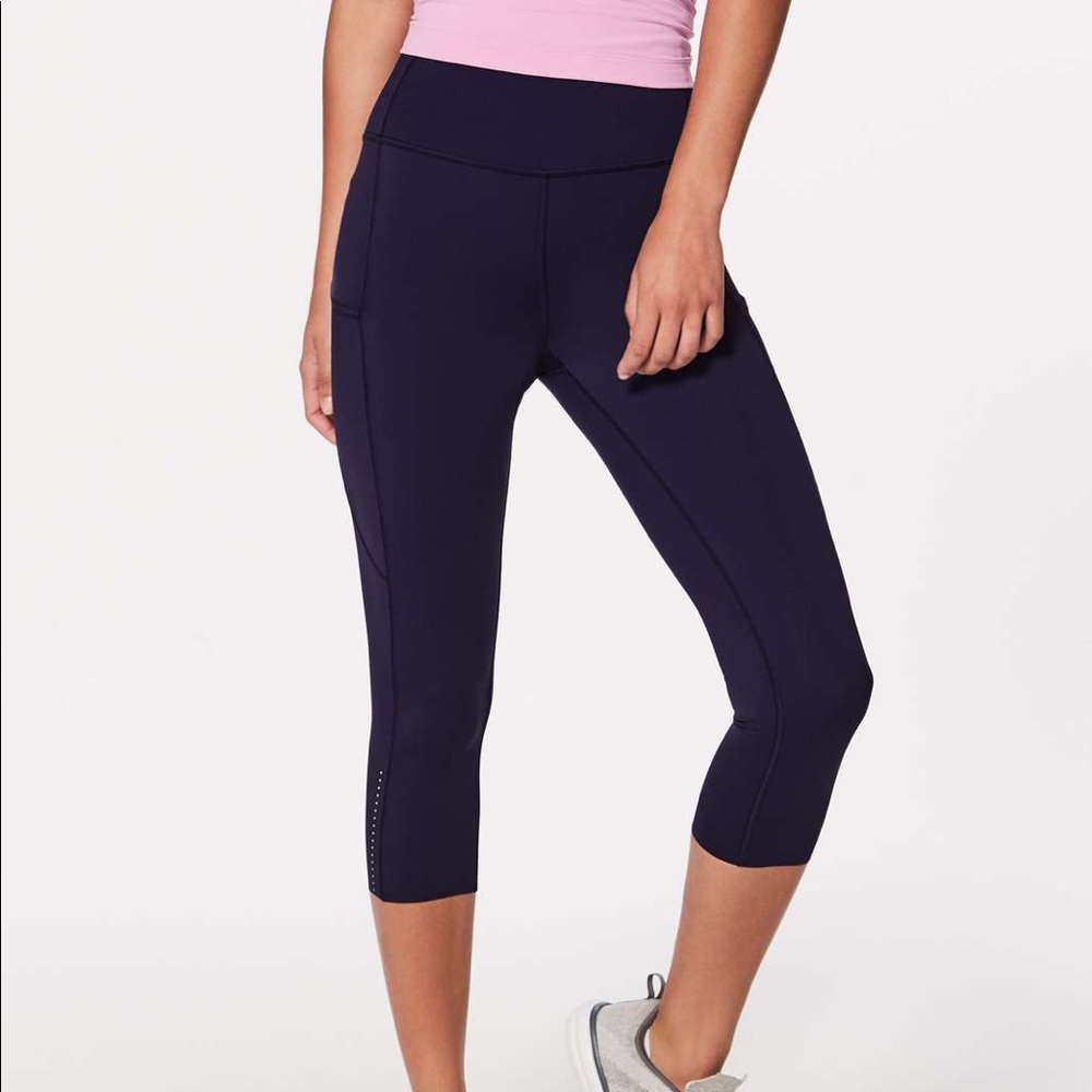 Lululemon Fast and Free Crop 19"